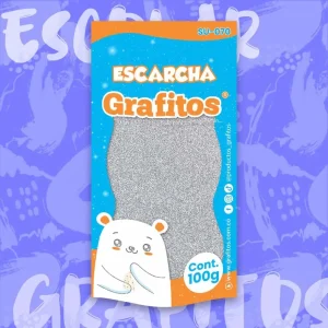 Escarcha Corriente Plateada De 100 Gr