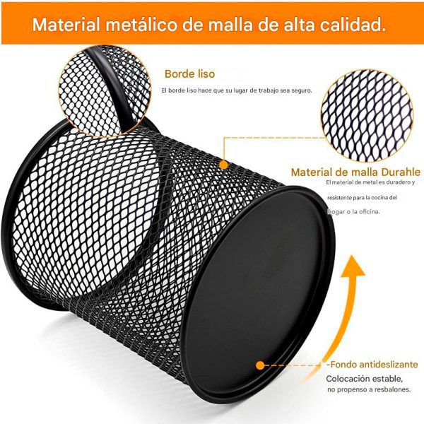 Porta Lapiceros Metálico 802
