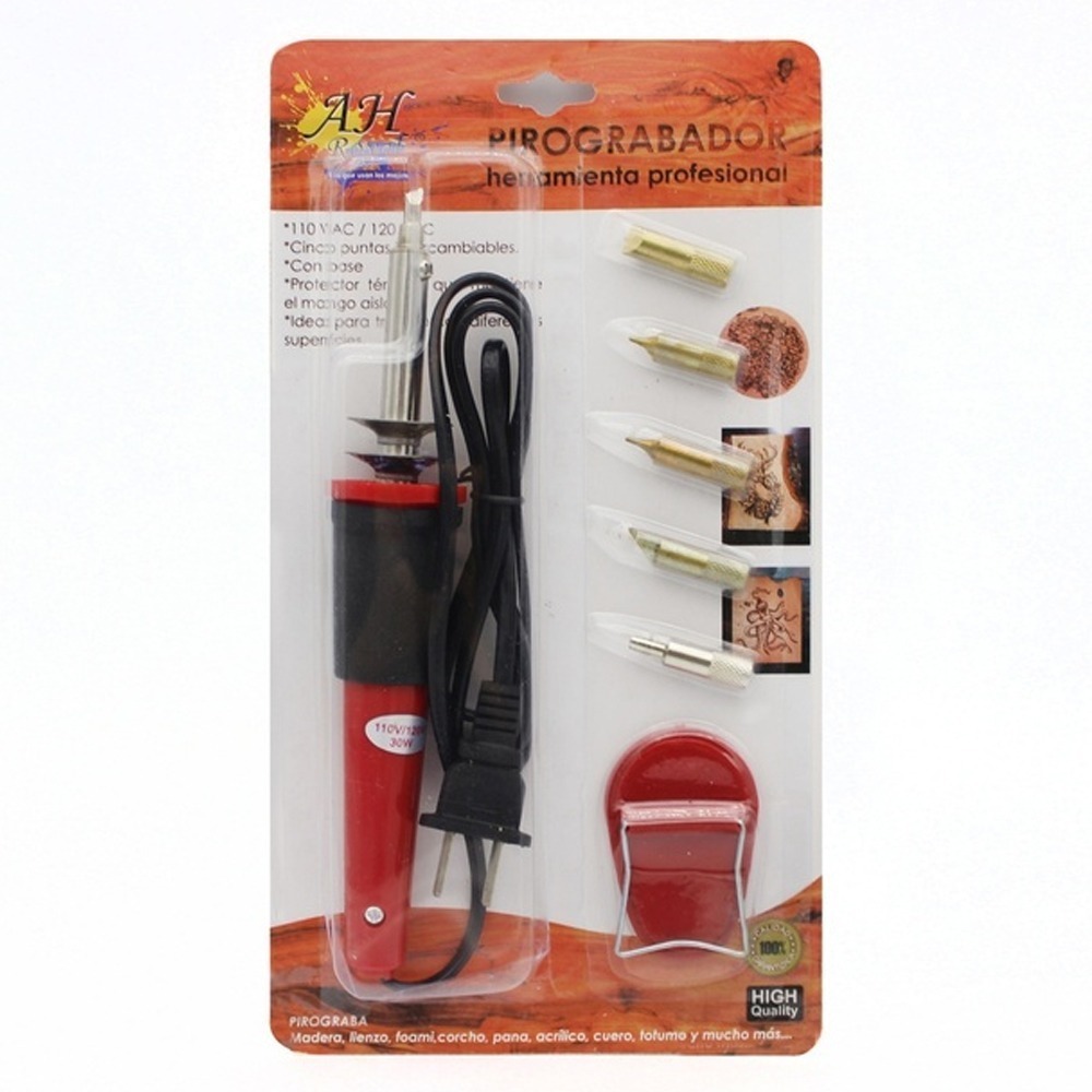 PIROGRABADOR DE 30W IDEAL PARA PIELES Y MADERA