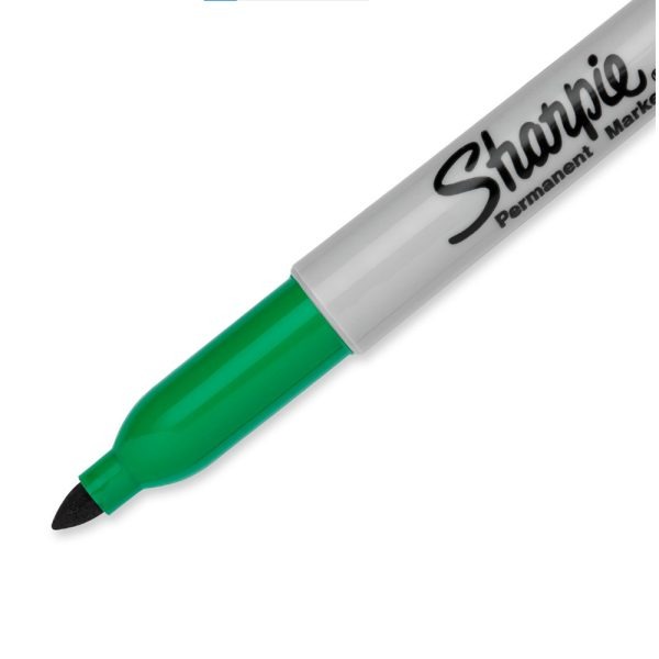 Marcador Sharpie Fine Verde - Imagen 2