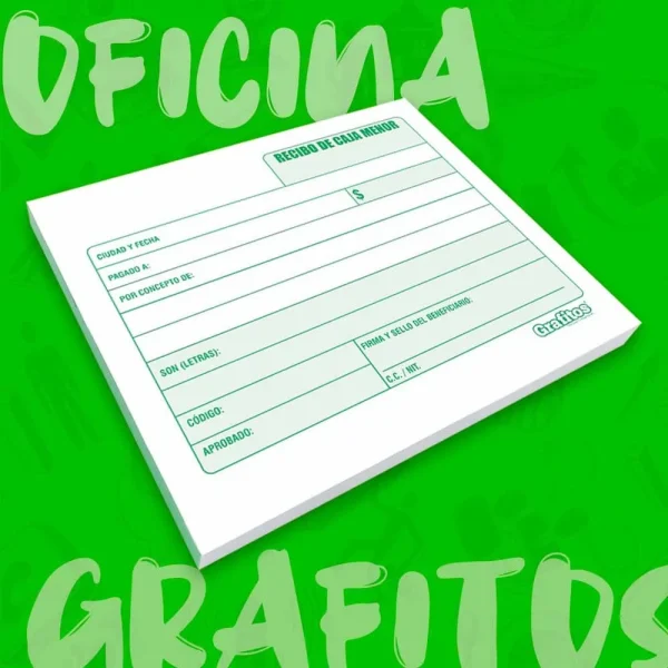 Recibo Caja Menor Económico Grafitos