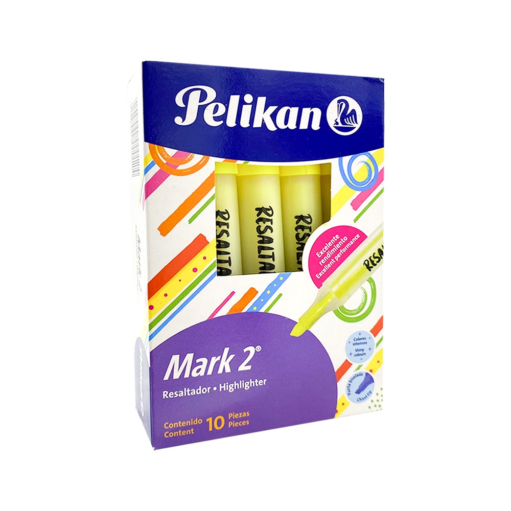 Resaltador Pelikan Amarillo Mark 2 - Imagen 2