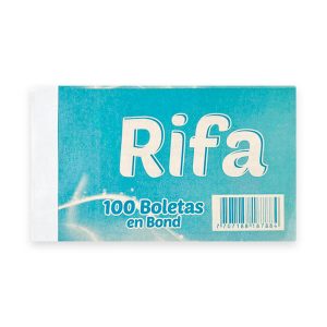 Talonario Rifa Bond