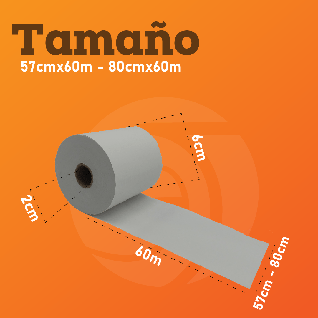 Rollo térmico 80 mm x 60 metros papel térmico - Imagen 5
