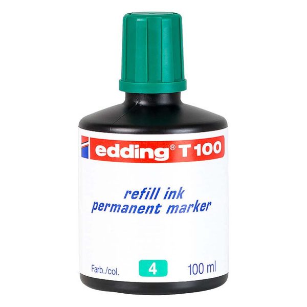tinta edding verde t100