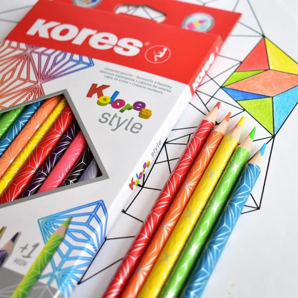 Colores Triangulares Kores Style x15 - Imagen 3