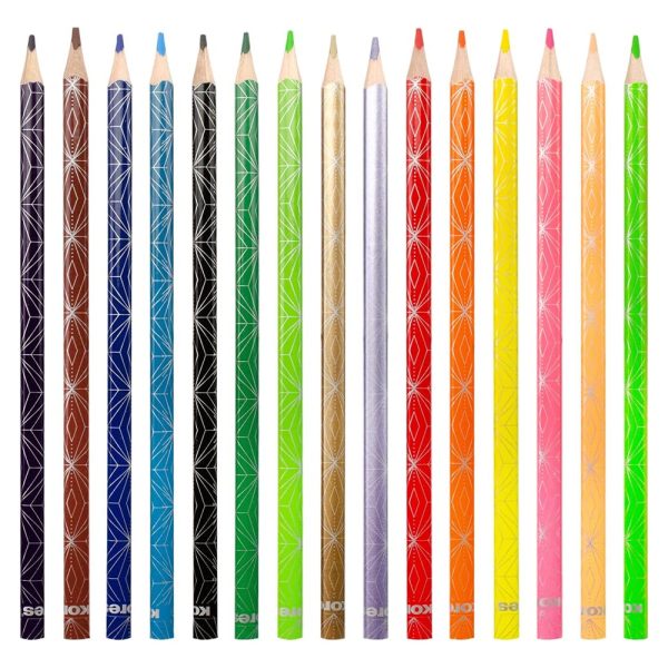 Colores Triangulares Kores Style x15 - Imagen 2