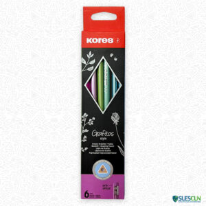 Lápiz Metalizado Triangular Grafito Kores