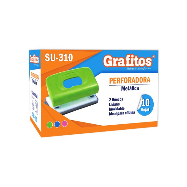 Perforadora Pequeña Metálica Grafitos