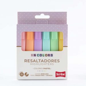 Set resaltadores highlighters - scribe