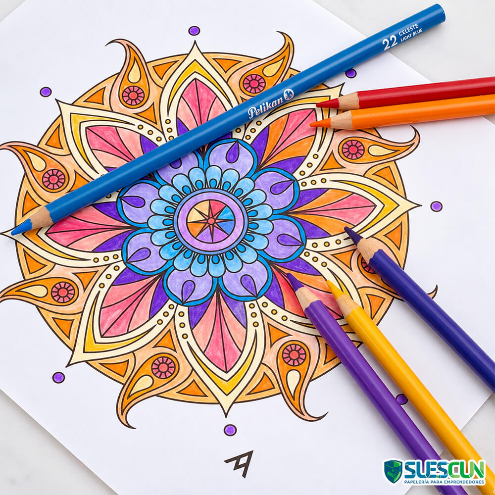 Colores Pelikan Redondos x13 Und