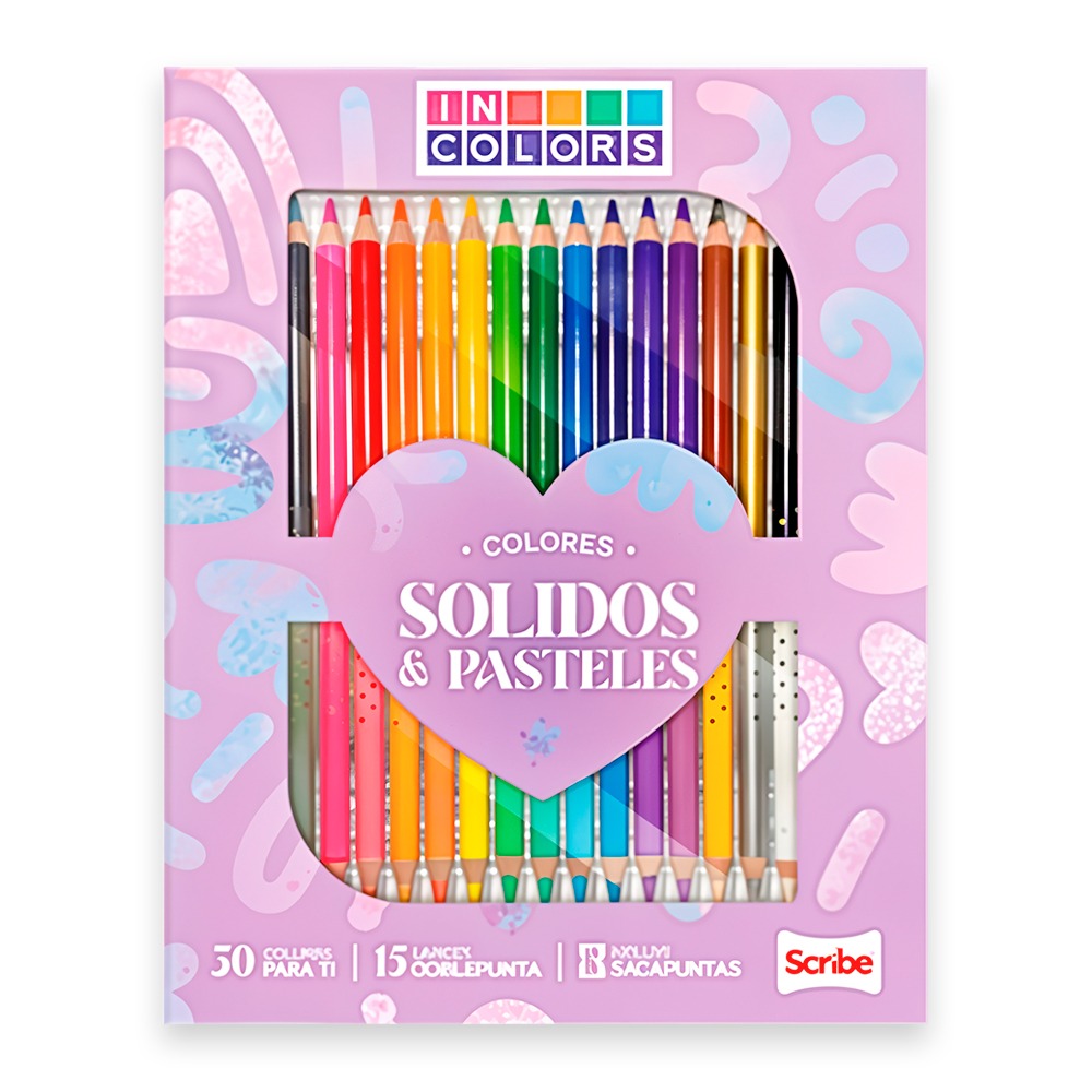 Colores Incolors Doble Punta x15