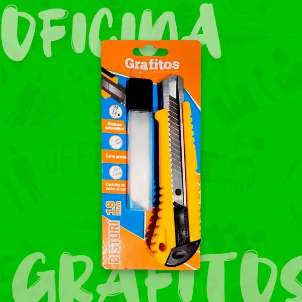 Bisturí Industrial Con Repuesto Grafitos