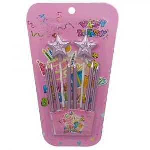 Velas estrellas doradas