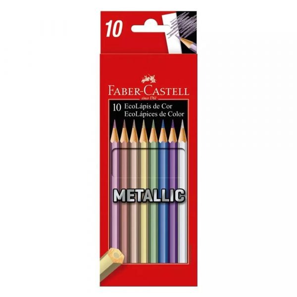 COLORES METALICOS X10 faber castell