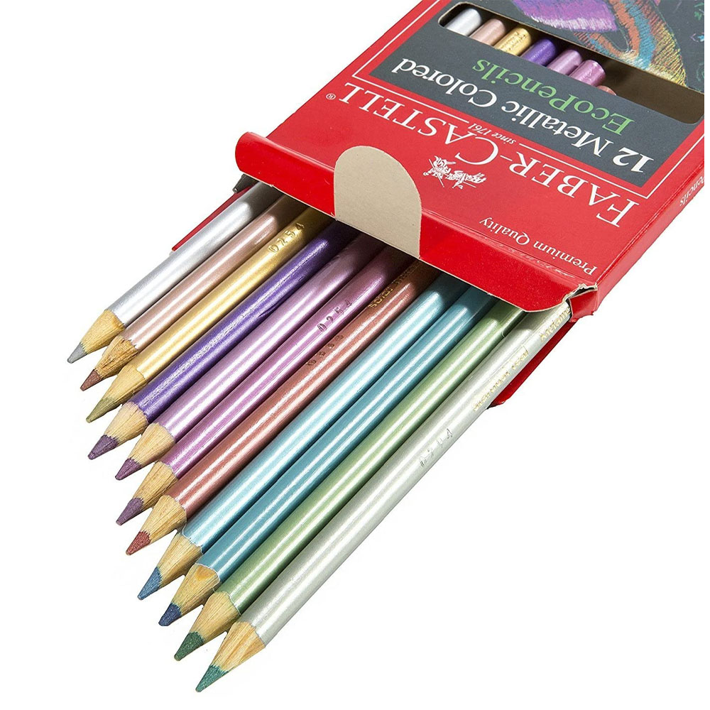 Colores Faber Castell Metalicos x 10