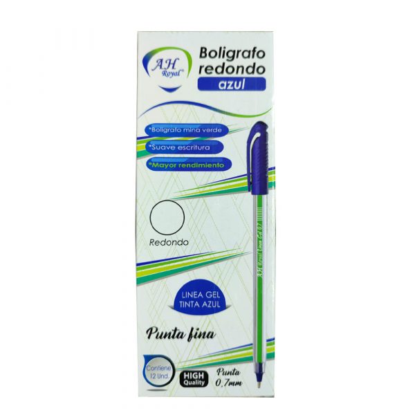 boligrafo azul