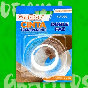Cinta Doble Faz De Silicona Grafitos