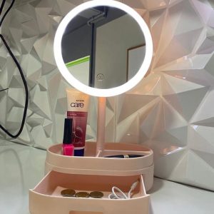 Espejo para maquillarse con luz led