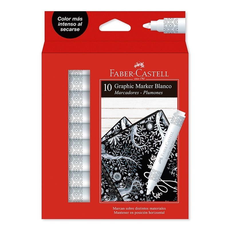 Marcador Grafico Marcador Blanco Faber Castell