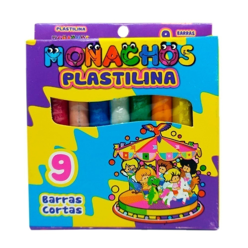 plastilina corta monachos x9