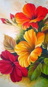 Flores Pinceladas