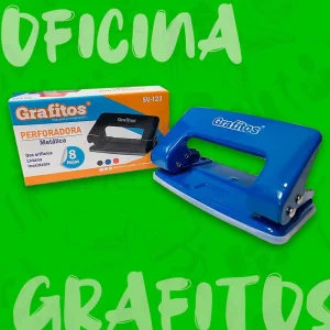 Perforadora de Papel Metalica Grafitos SU-123