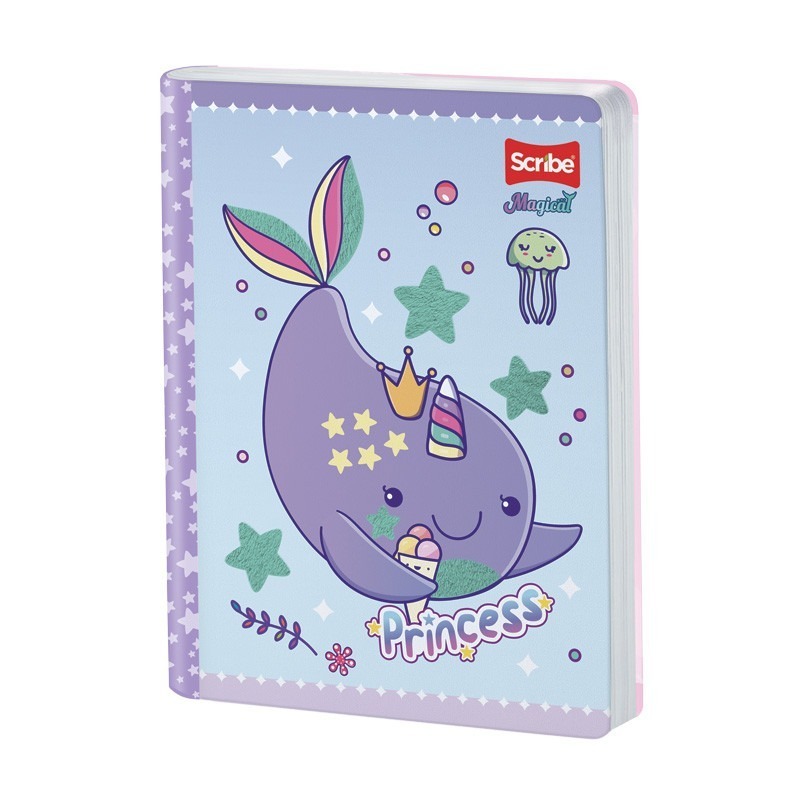 Cuaderno scribe magical olor 100H doble linea - Suescun