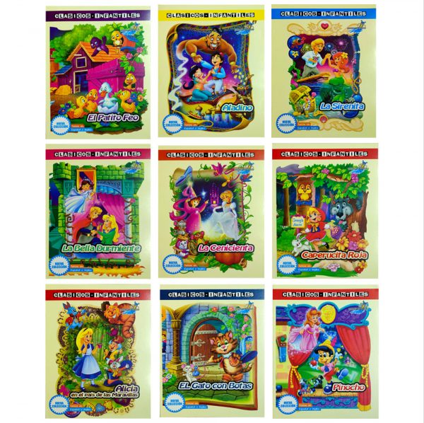 libro clasico para colorear