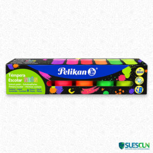 Tempera Neón Pelikan x6