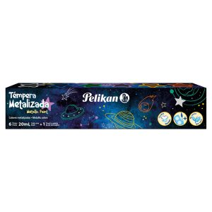 Tempera Metálica Pelikan x6