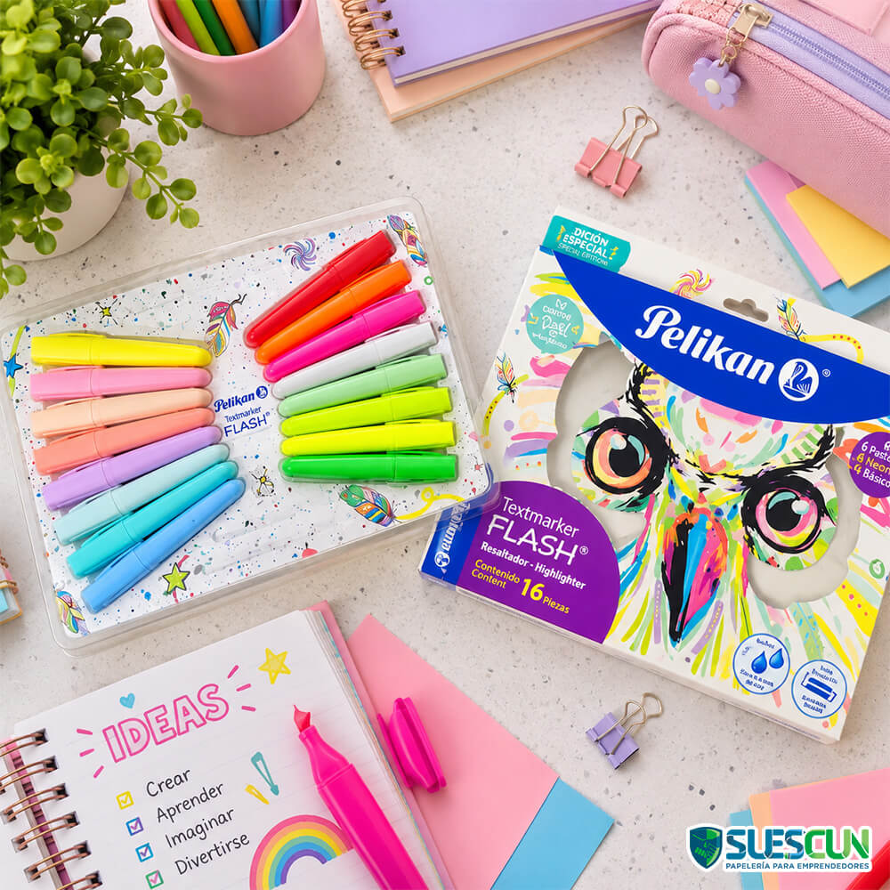 Estuche Resaltadores Pelikan x16 Und