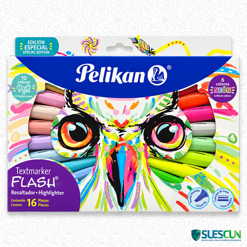 Estuche Resaltadores Pelikan x16 Und