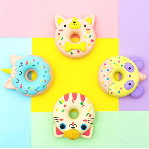 Borrador Dona Grande Kawaii Unicornio