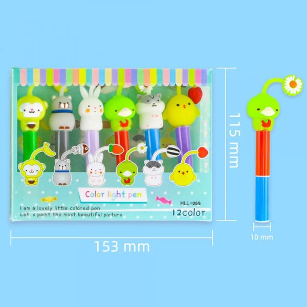Set resaltadores Kawaii 2 en 1 - Imagen 4