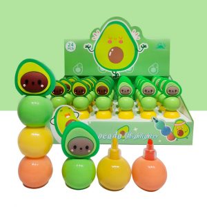 Set Resaltador Aguacate x3 kawaii