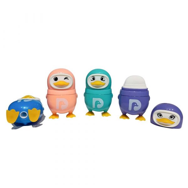 Sacapuntas con borrador pingüino kawaii