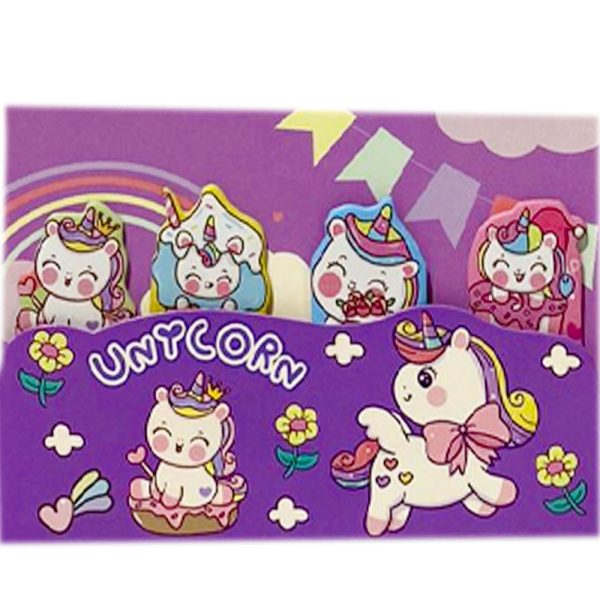 Stickers de Gato y Unicornio x4 - Imagen 2