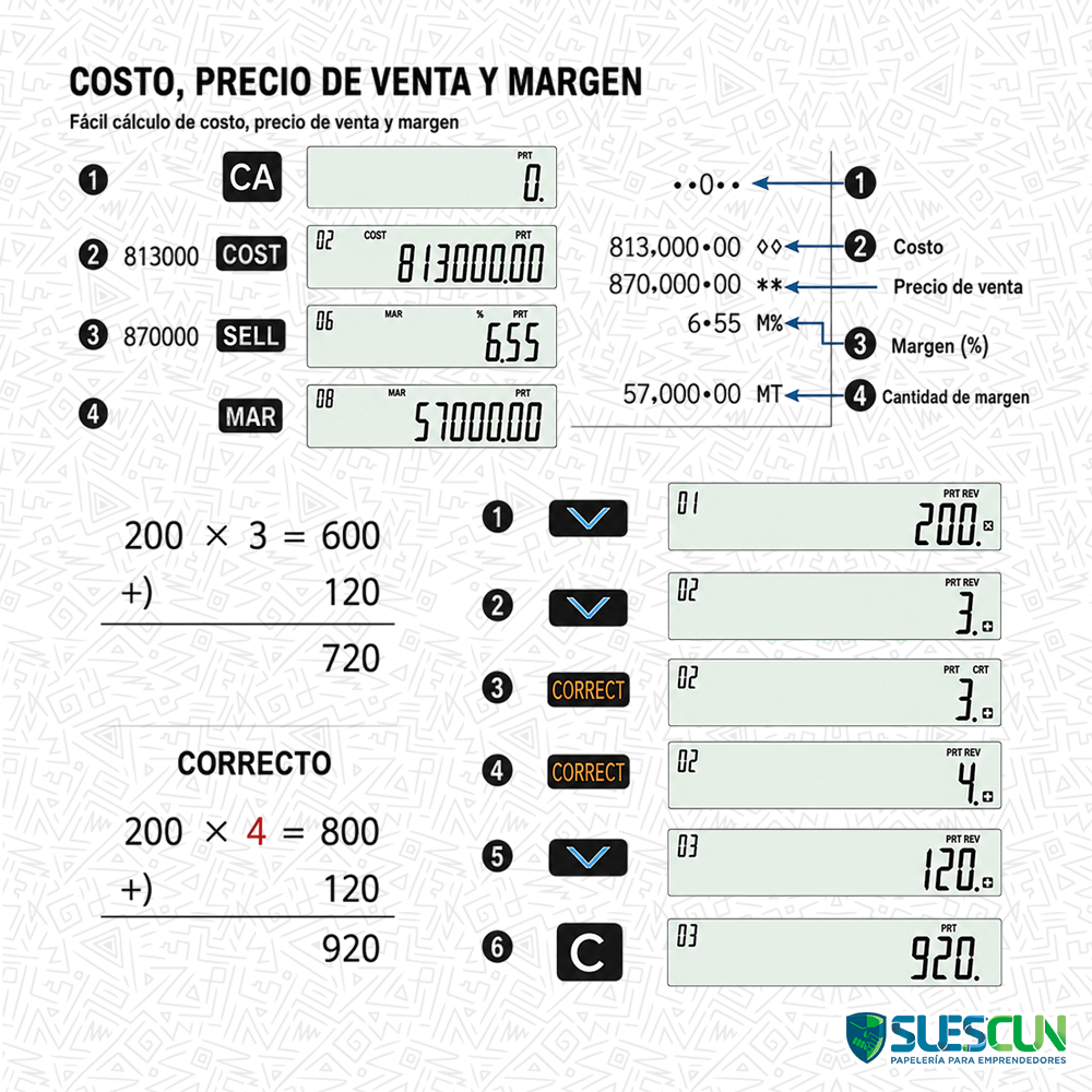 Calculadora Casio HR-100RC