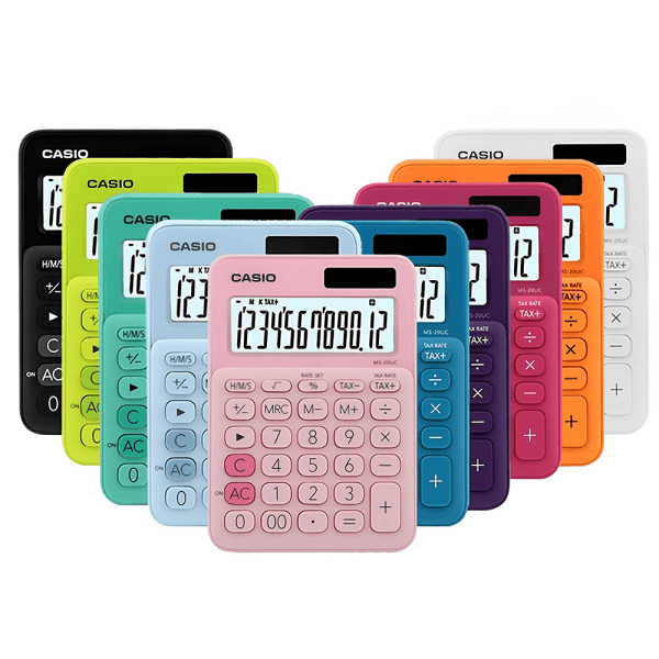 Calculadora Casio MS-7UC-RD Fucsia - Imagen 3