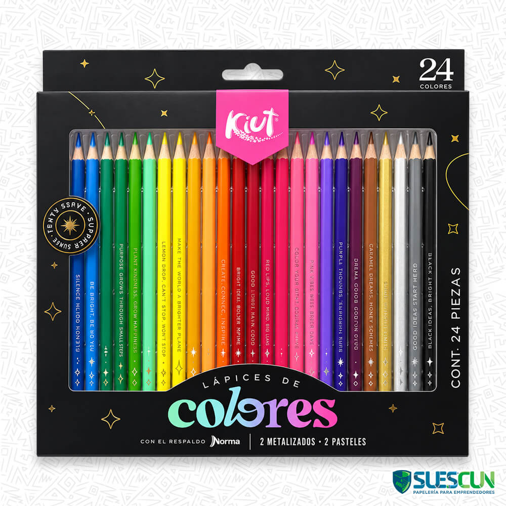 Colores Kiut Redondos x24 Und