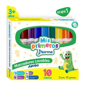 Marcadores lavables norma