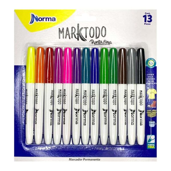 Marcadores norma x13