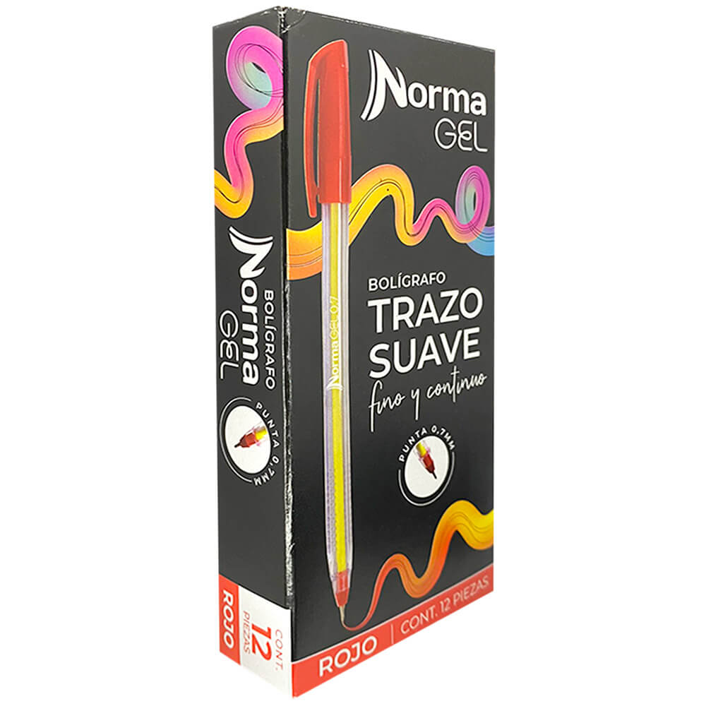 boligrafo norma rojo