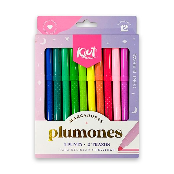 Marcadores Kiut Lavables x12