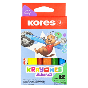 Krayones Jumbo Kores Triangulares X12
