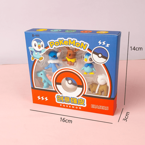 Borradores Kawaii Set Pokémon x6 - Imagen 5