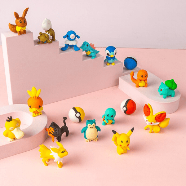 Borradores Kawaii Set Pokémon x6 - Imagen 3