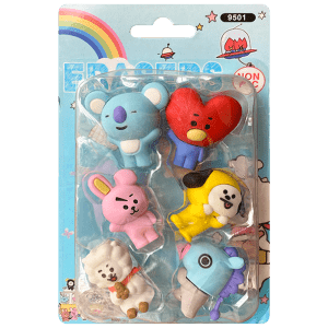 Set Borradores Kawaii Muñecos