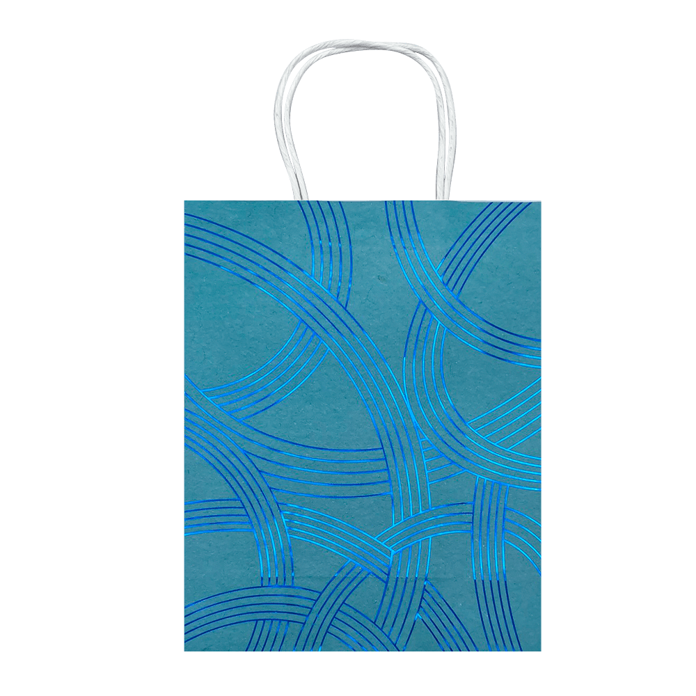 Bolsas Regalo Ondas De Cartulina Talla M - Imagen 2